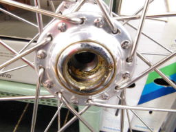 ハブ クリーニング前